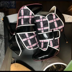 Unique Sophia Webster Plaid Stiletto